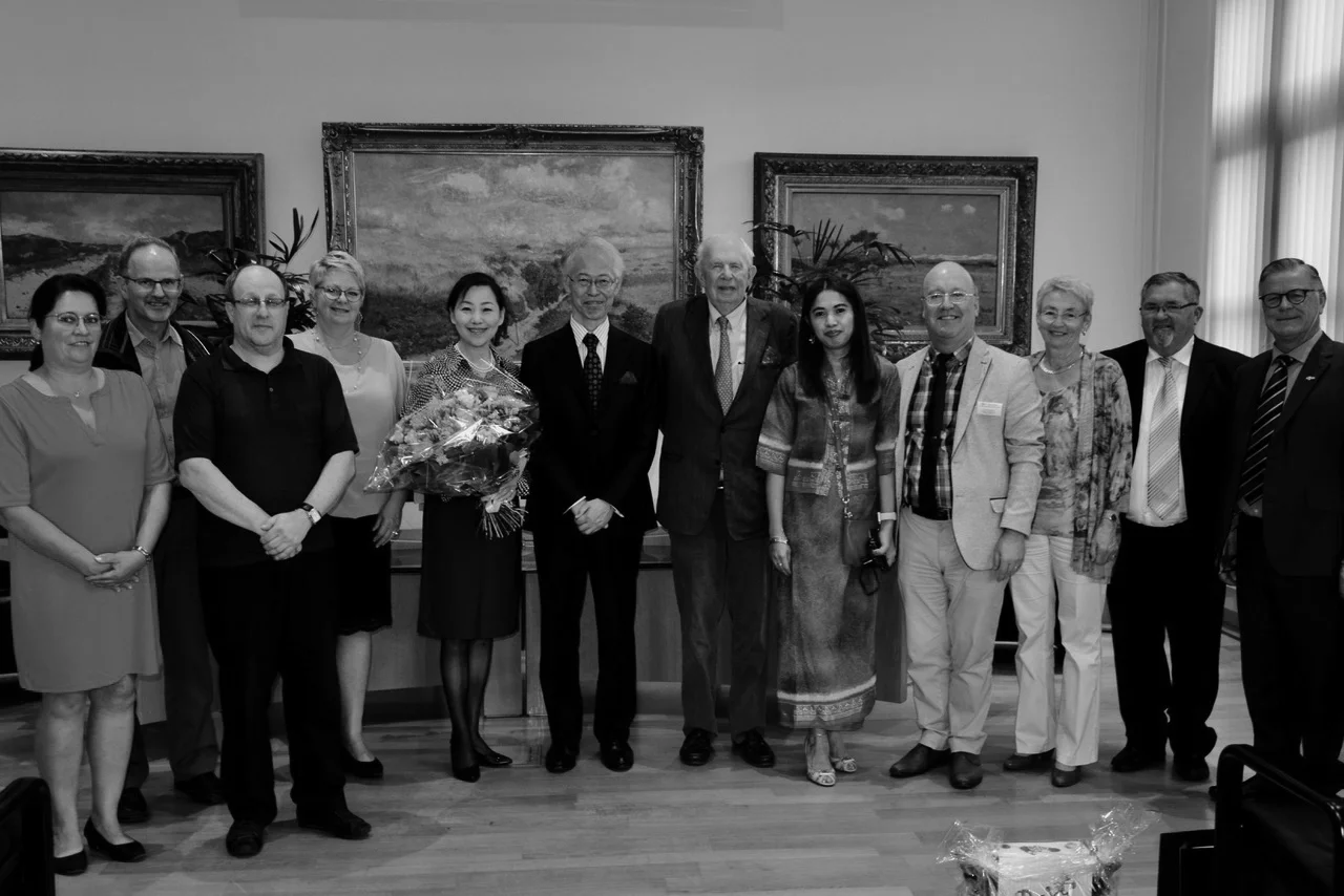 Japanse ambassadeur bezoekBW